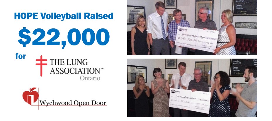 $22,000 Raised for Ontario Lung and Wychwood Open Door