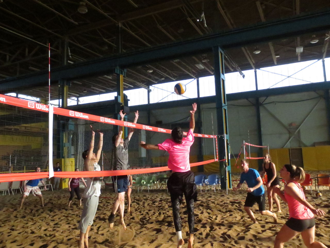 A Great Day at our 10th Annual Indoor Beach Volleyball Tournament!